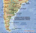 Distancia a la ciudad de Corrientes
