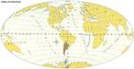Ubicación de la República Argentina en el mundo